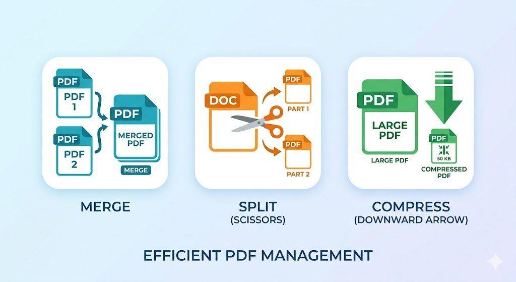 How to Merge, Split, and Compress PDFs in Seconds (Step-by-Step Workflow)