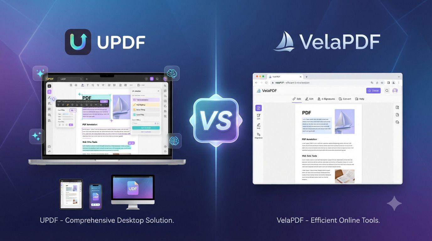 UPDF vs VelaPDF: Which PDF Tool Is Better in 2026?